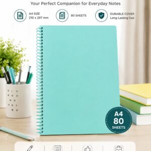 Premium Spiral Notebook A4 80  sheets - Image 3