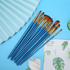 12-Piece Artist Brush Set Pan Wen Bo - Image 4