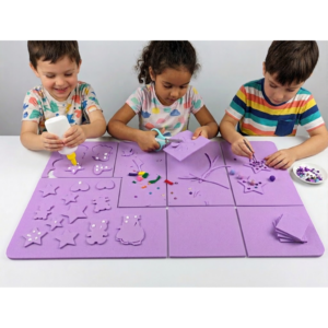 A4 PURPLE COLOUR SOFT FOAM SHEET 10MM 1pc - Image 1