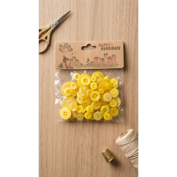 yellow button